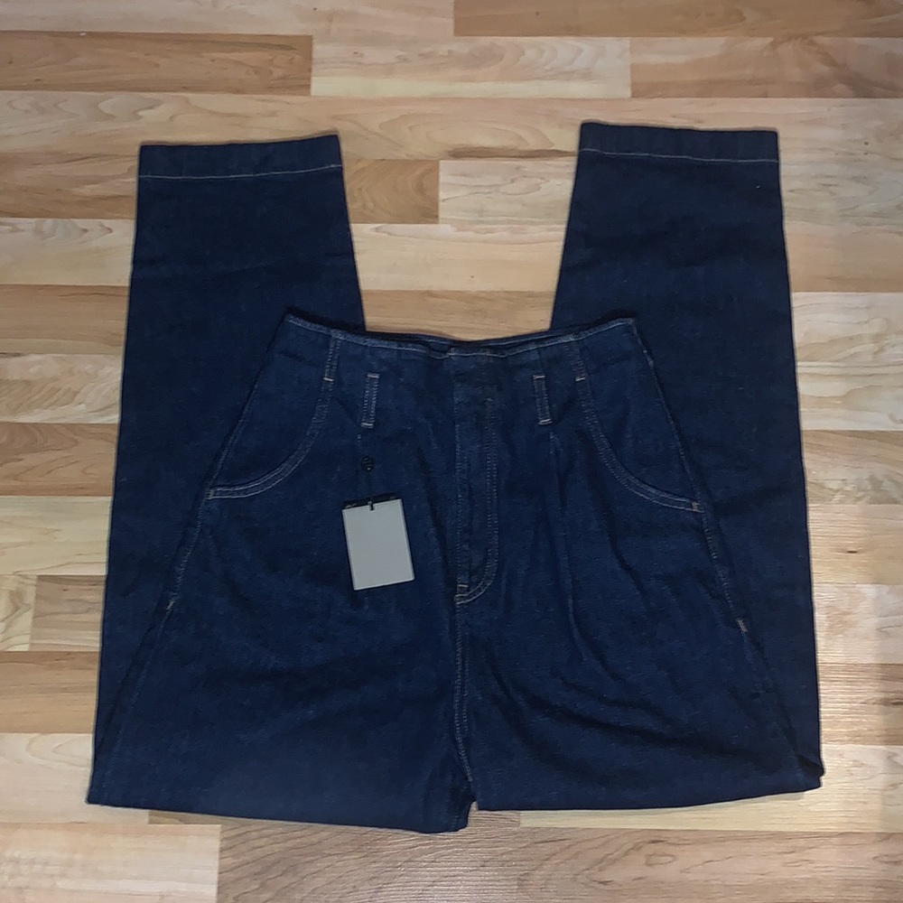 Massimo Dutti | Blue Wash Straight Pants Size 2